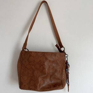 The Sak camel leather shoulder bag NWOT